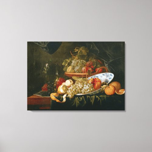 Still Life of Fruit Canvas Print