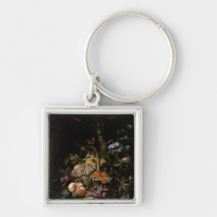 Still life of fruit keychain