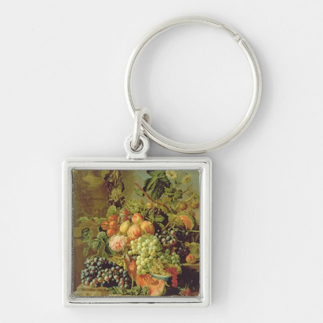 Still Life of Fruit Keychain (Front)