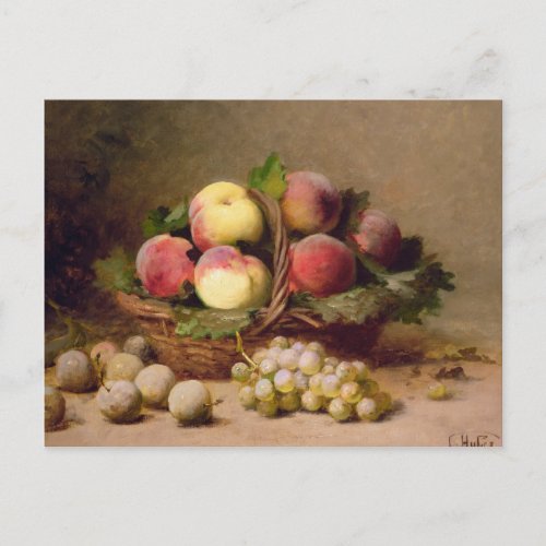 Still life of fruit postcard