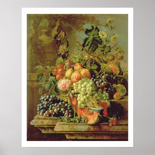 Still Life of Fruit Poster (Front)