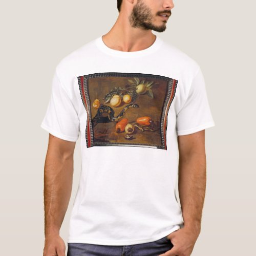Still Life of Fruits from Surinam and Reptiles T_Shirt