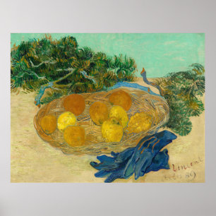 Still Life of Oranges and Lemons  Vincent Gogh  Poster