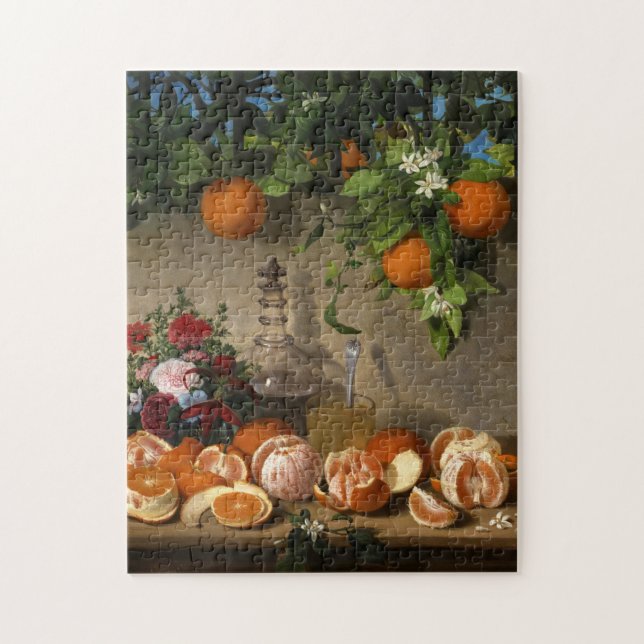 Still life of Oranges by Rafael Romero Barros Jigsaw Puzzle (Vertical)
