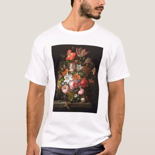 Still life of roses  lilies tulips T_Shirt