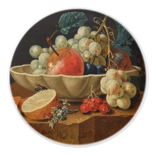Still Life Oil Painting Johann Amandus Winck Ceramic Knob