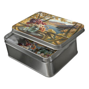 Still Life on a Terrace, Constantin Westchiloff Jigsaw Puzzle