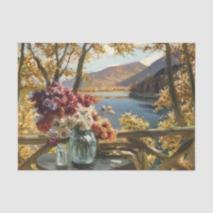 Still Life on a Terrace, Constantin Westchiloff Tissue Paper