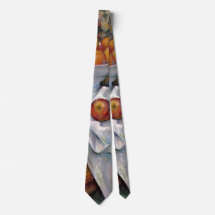 Still Life Oranges - Paul Cezanne Painting Art Neck Tie