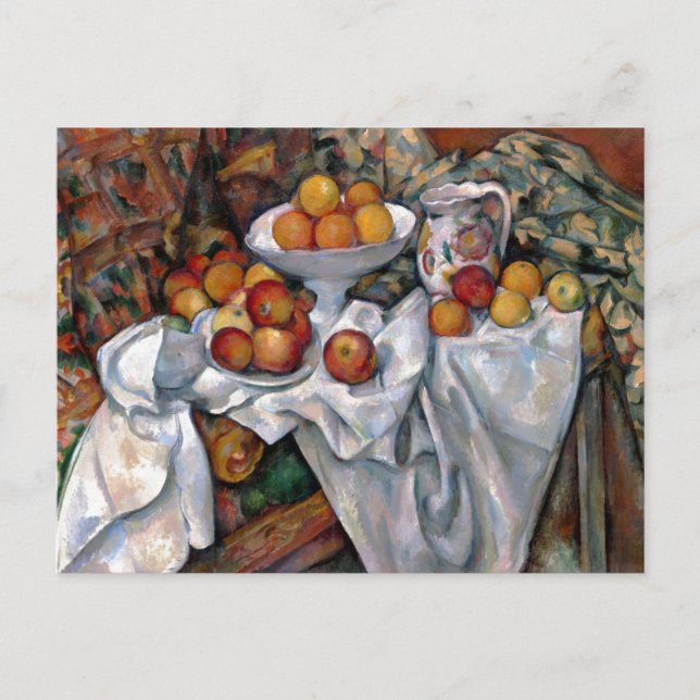 Still Life Oranges - Paul Cezanne Painting Art Postcard (Front)
