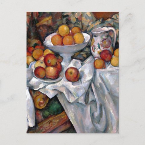Still Life Oranges _ Paul Cezanne Painting Art Postcard