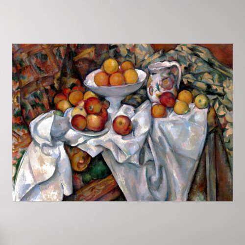 Still Life Oranges _ Paul Cezanne Painting Art Poster