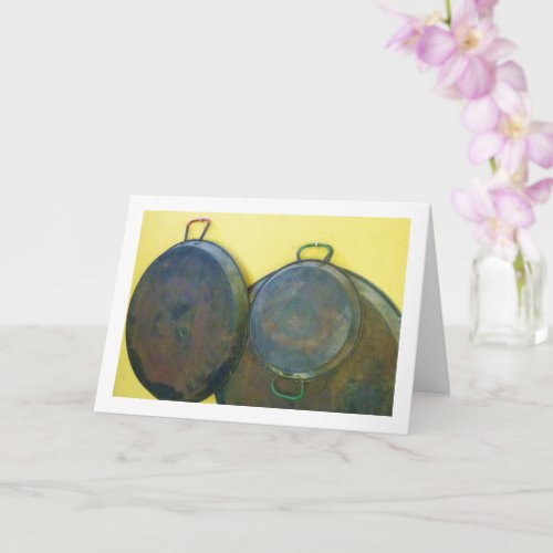 Still life Photography of Paella Dishes Card