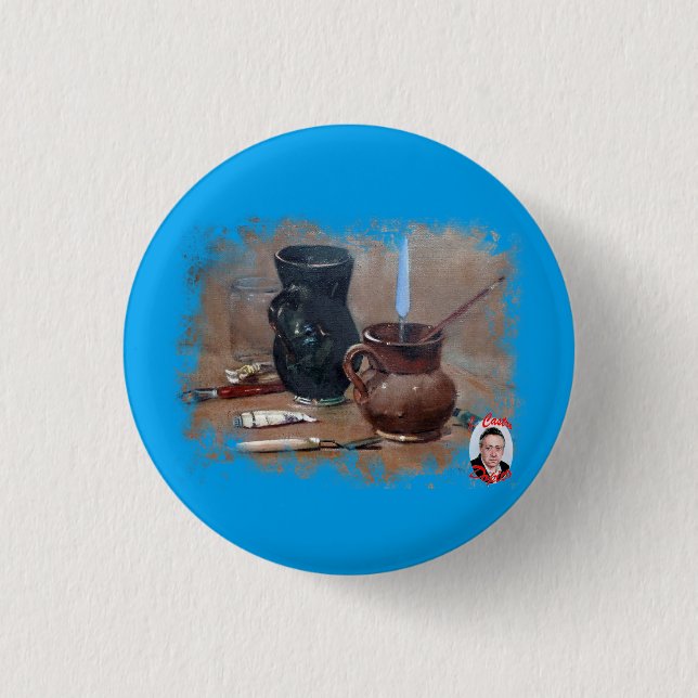 Still Life Pinback Button (Front)