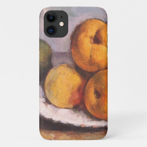 Still Life Quince Apples Pears by Paul Cezanne iPhone 11 Case