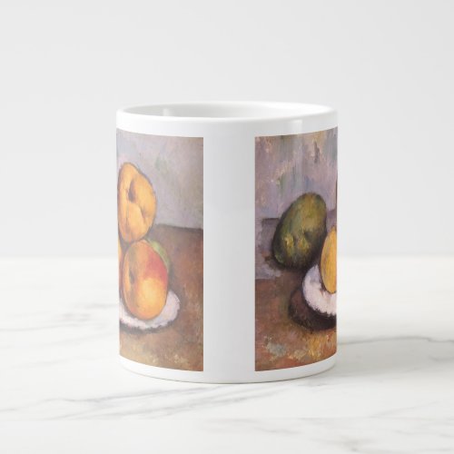 Still Life Quince Apples Pears by Paul Cezanne Giant Coffee Mug