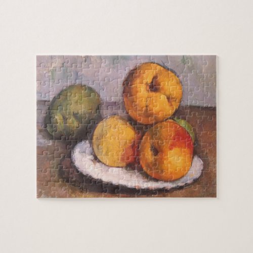 Still Life Quince Apples Pears by Paul Cezanne Jigsaw Puzzle