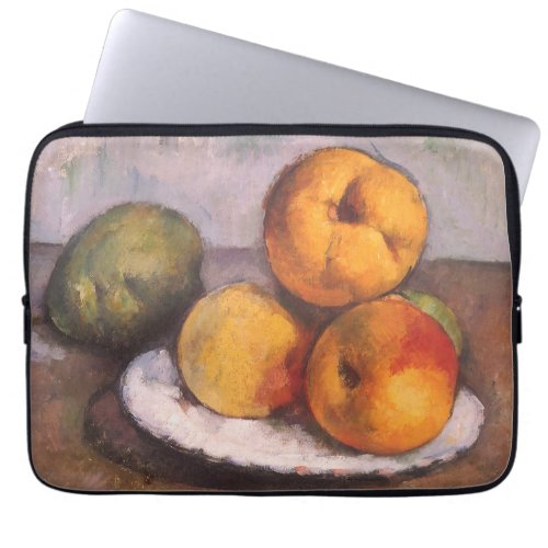 Still Life Quince Apples Pears by Paul Cezanne Laptop Sleeve