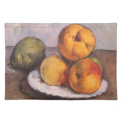 Still Life Quince Apples Pears by Paul Cezanne Placemat