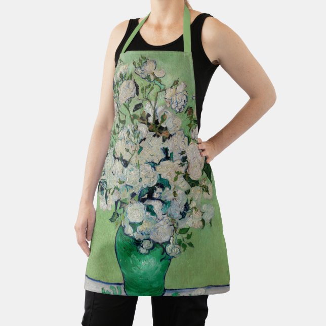 Still Life Roses in a Vase by Vincent van Gogh Apron (Insitu)