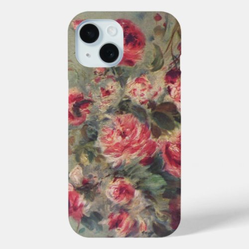 Still Life Roses of Vargemont  Renoir iPhone 15 Case