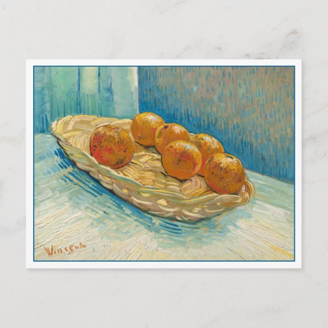 Still Life Six Oranges by van Gogh Postcard (Front)