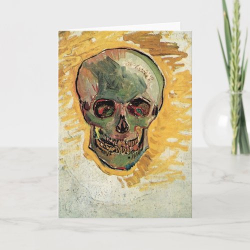Still Life Skull by Vincent van Gogh Card