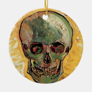 Still Life Skull by Vincent van Gogh Ceramic Ornament