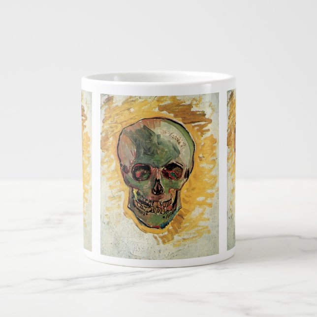 Still Life Skull by Vincent van Gogh Giant Coffee Mug (Front)