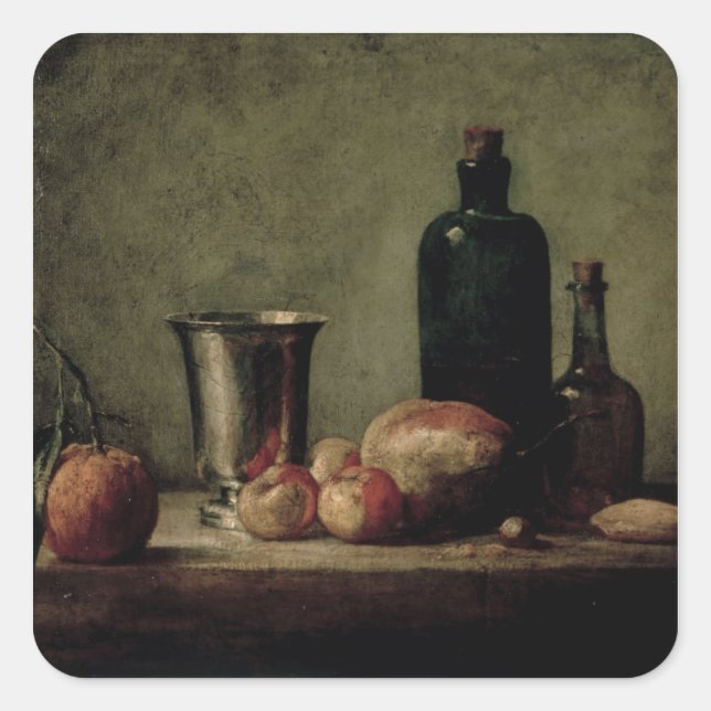 Still-life Square Sticker (Front)