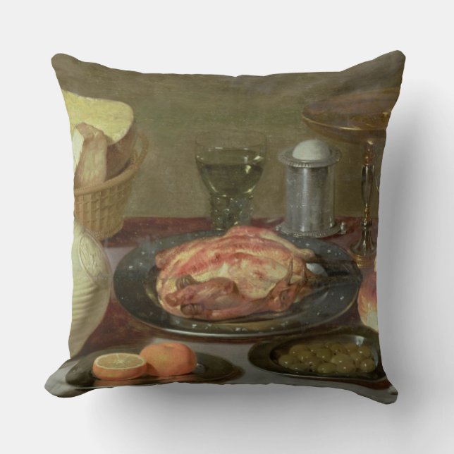 Still Life Throw Pillow (Front)
