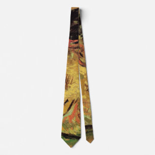 Still Life Two Cut Sunflowers by Vincent van Gogh Tie
