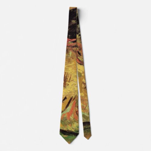 Still Life Two Cut Sunflowers by Vincent van Gogh Tie