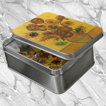 Still Life Vase W 15 Sunflowers Vincent Van Gogh Jigsaw Puzzle by VanGogh_Gallery at Zazzle