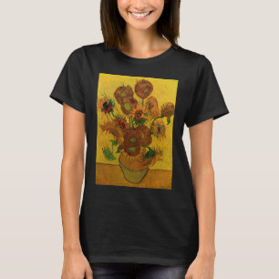 Still Life Vase w 15 Sunflowers Vincent van Gogh T-Shirt
