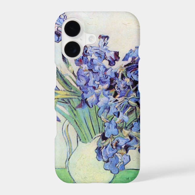 Still Life Vase with Irises by Vincent van Gogh Case-Mate iPhone Case (Back)