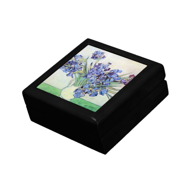 Still Life Vase with Irises by Vincent van Gogh Gift Box (Side)