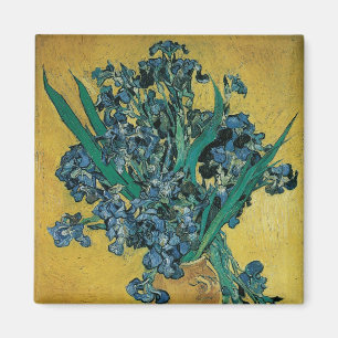 Still Life Vase with Irises by Vincent van Gogh Magnet