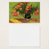Still Life Vase with Oleanders and Books, Van Gogh (Front & Back)