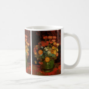 Still Life Vase with Zinnias by Vincent van Gogh Coffee Mug