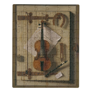 Still Life, Violin and Music Jigsaw Puzzle