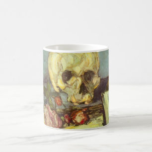 Still Life w Skull, Candle, Book By Paul Cezanne Coffee Mug