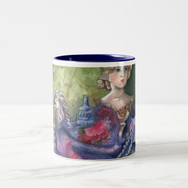 "Still Life- Wings and Treasures " Classy Mug (Center)