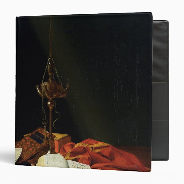 Still life with a Bible, 1821 Binder (Front/Inside)