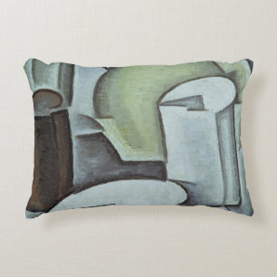 Still Life with a Bottle of Wine and an Earthenwar Decorative Pillow