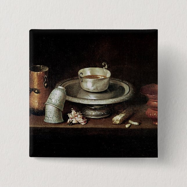 Still Life with a Bowl of Chocolate Button (Front)