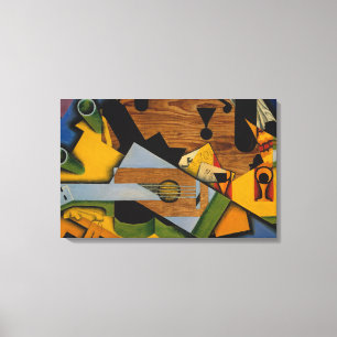 Still Life with a Guitar Canvas Print