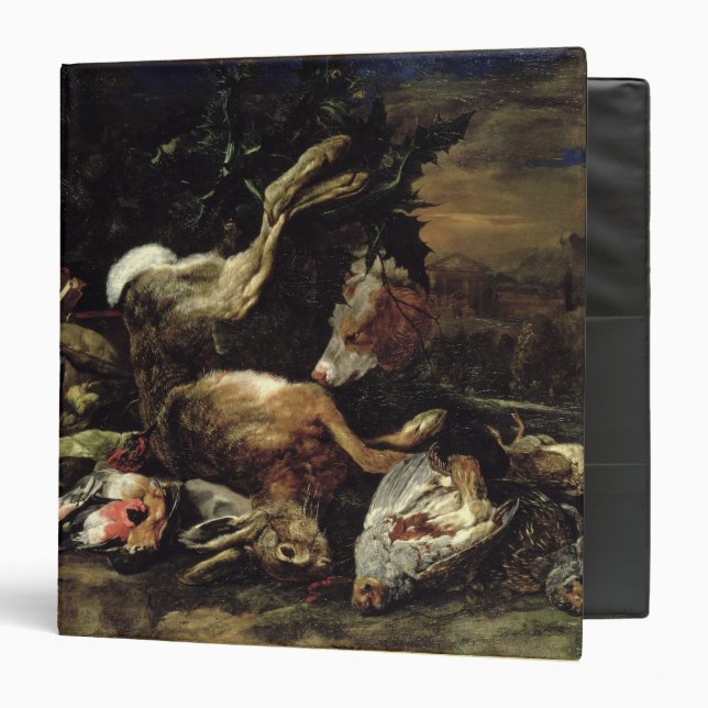 Still Life with a Hare, Song Birds and a Bird Net Binder (Front/Inside)