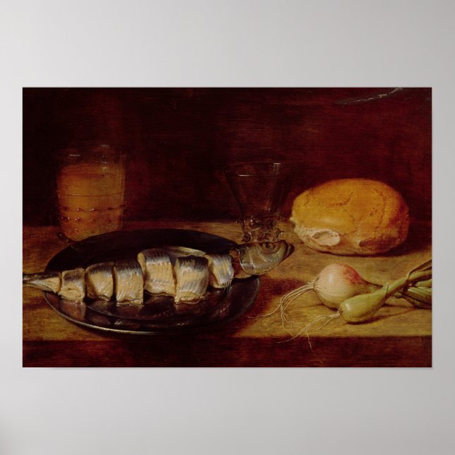 Still Life with a Herring Poster (Front)