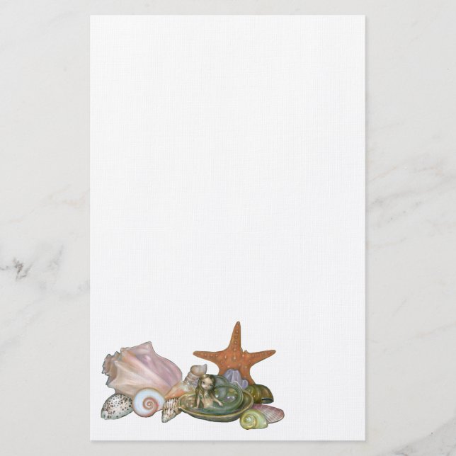 Still Life with a Mermaid Stationery (Front)